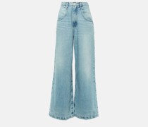 High-Rise Wide-Leg Jeans The Skater