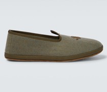 Slippers Venice aus Tweed