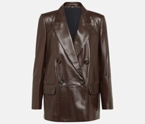 Brunello Cucinelli Blazer aus Leder