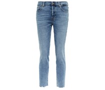 7 For All Mankind Mid-Rise Slim Jeans Josefina