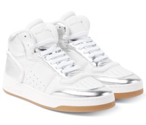 Saint Laurent High-Top-Sneakers SL80 aus Leder