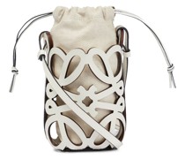 Loewe Paula's Ibiza Bucket-Bag aus Leder und Canvas