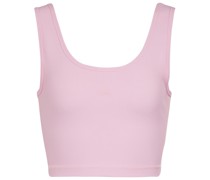 Cropped-Top aus Jersey