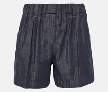High-Rise Jeansshorts