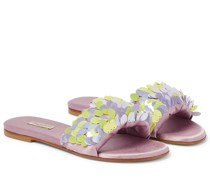 Pantoletten aus Satin