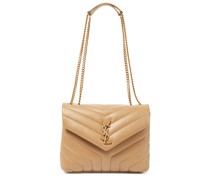 Saint Laurent Schultertasche Loulou Small aus Leder