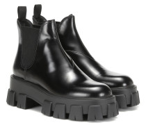 Prada Chelsea Boots Monolith aus Leder