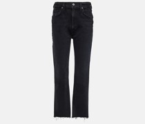 High-Rise Cropped Jeans Daphne