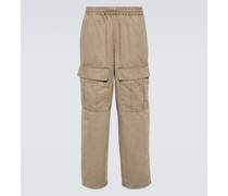 Mid-Rise-Cargohose aus Baumwolle
