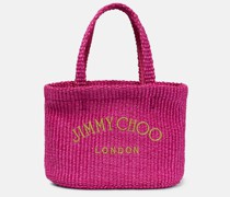 Jimmy Choo Tote Avenue Small aus Raffiabast