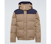 Gucci Daunenjacke aus GG Canvas