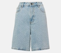 Verzierte Jeansshorts