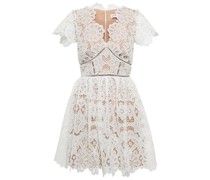 Minikleid aus Guipure-Spitze
