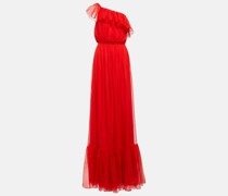 Gucci One-Shoulder-Robe aus Seide