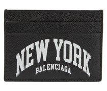 Balenciaga Cities Kartenetui New York aus Leder