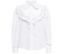 See By Chloe Bluse aus Baumwolle mit Lochspitze