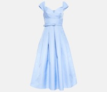 Midikleid aus Taft
