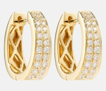 Ohrringe Meryl Small aus 18kt Gelbgold mit Diamanten