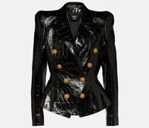 Balmain Blazer aus Leder