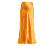 High-Rise-Slipskirt aus Satin
