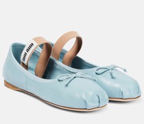 Miu Miu Ballerinas aus Leder