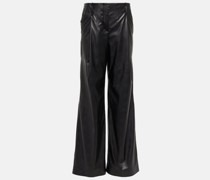 Dorothee Schumacher Hose Sleek Comfort aus Lederimitat