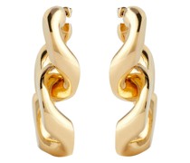 Vergoldete Ohrringe aus Silber