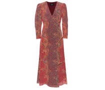 Etro Bedrucktes Midikleid aus Seide
