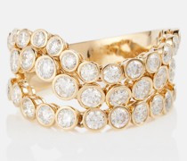 Ring Avalon aus 14kt Gelbgold mit Diamanten
