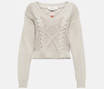 Victoria Beckham Pullover aus einem Baumwollgemisch