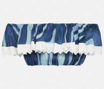 Pucci Bedrucktes Cropped-Top aus Baumwolle