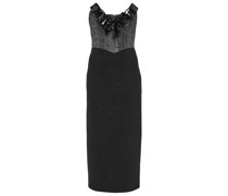 Alessandra Rich Midikleid aus Tweed