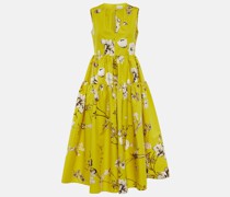 Erdem Midikleid Eleonore aus Baumwoll-Faille