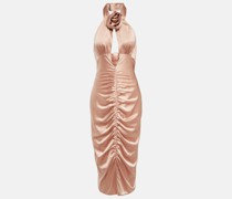 Alessandra Rich Midikleid aus Satin