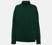 Plan C Rollkragenpullover mit Kaschmir