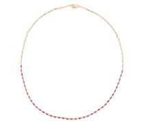 Suzanne Kalan Halskette aus 18kt Rosegold mit Rubinen