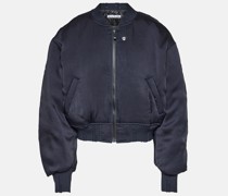 Acne Studios Wattierte Bomberjacke Onber aus Satin