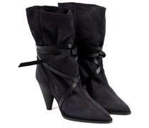 Ankle Boots Lidly aus Veloursleder
