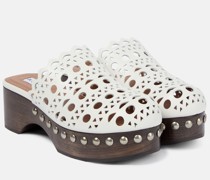 Alaia Clogs Vienne aus Leder