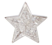 Einzelner Ohrring Invisible Set Diamond Star Stud aus 18kt Weißgold