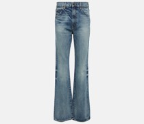 Nili Lotan High-Rise Straight Jeans Joan