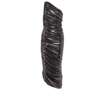 Norma Kamali Midikleid Diana aus Lame