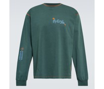 Gestreiftes Sweatshirt aus Jersey