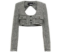 Rotate Birger Christensen Cropped-Jacke aus Tweed