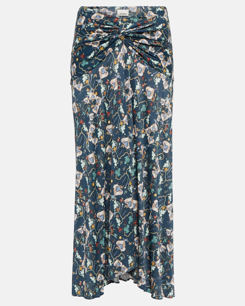 Isabel Marant Damen Isabel Marant Midirock Juneo aus Jersey IY8649 Isabel Marant Damen Isabel Marant Midirock Juneo aus Jersey IY8649