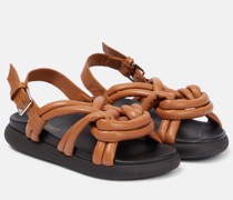 Souliers Martinez Sandalen Telva aus Leder