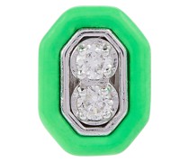 Eera Einzelner Ohrring Roma aus 18kt Weissgold mit Diamanten