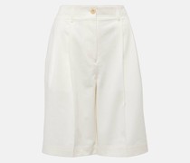 Bermuda-Shorts aus Baumwoll-Twill