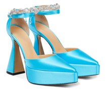 Mach & Mach Verzierte Plateau-Pumps Bow Chain