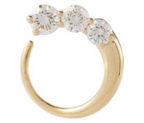 Melissa Kaye Einzelner Ohrring Aria Earwrap aus 18kt Gold mit Diamanten